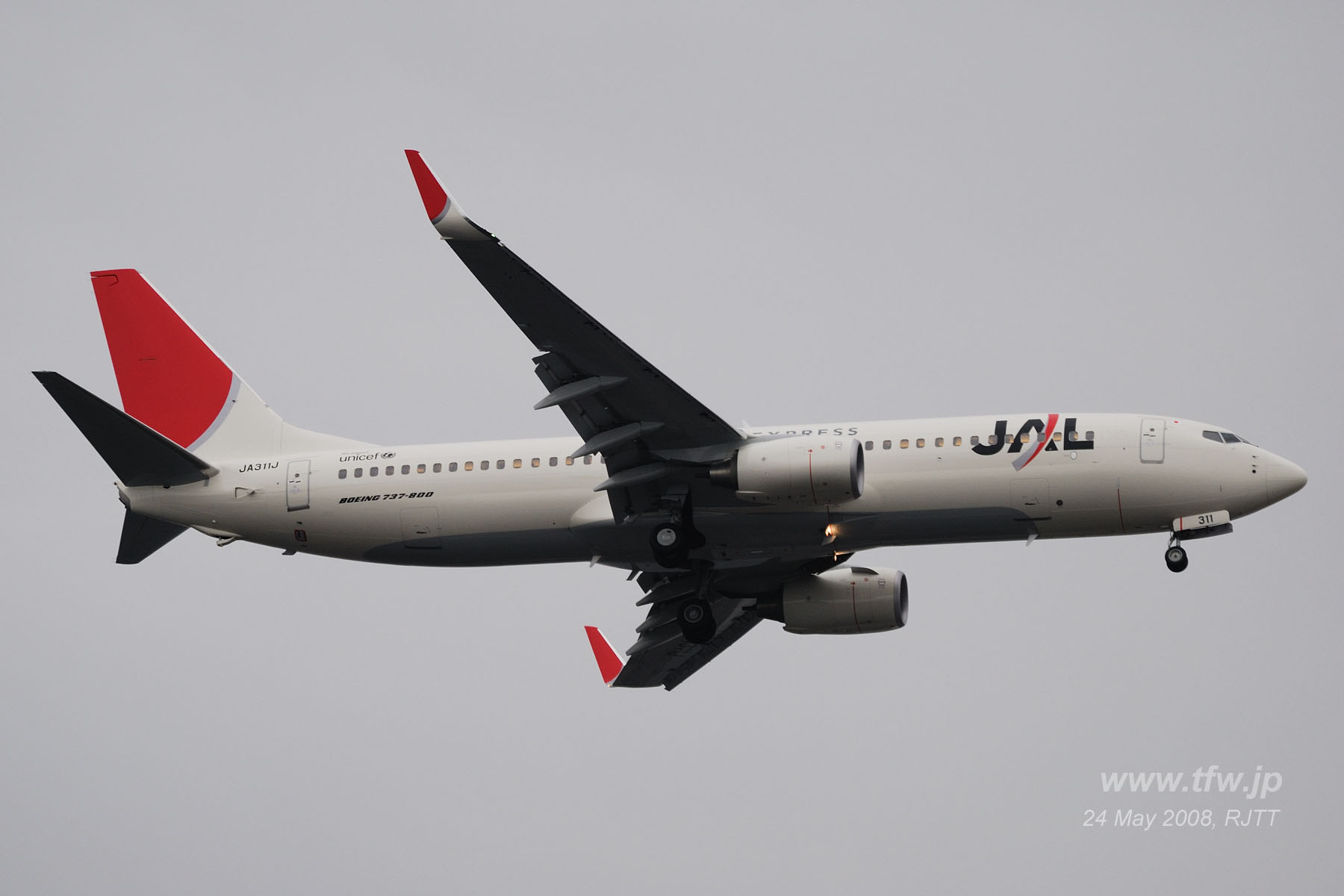 ANAのB737-800: TFW Flight Recorder