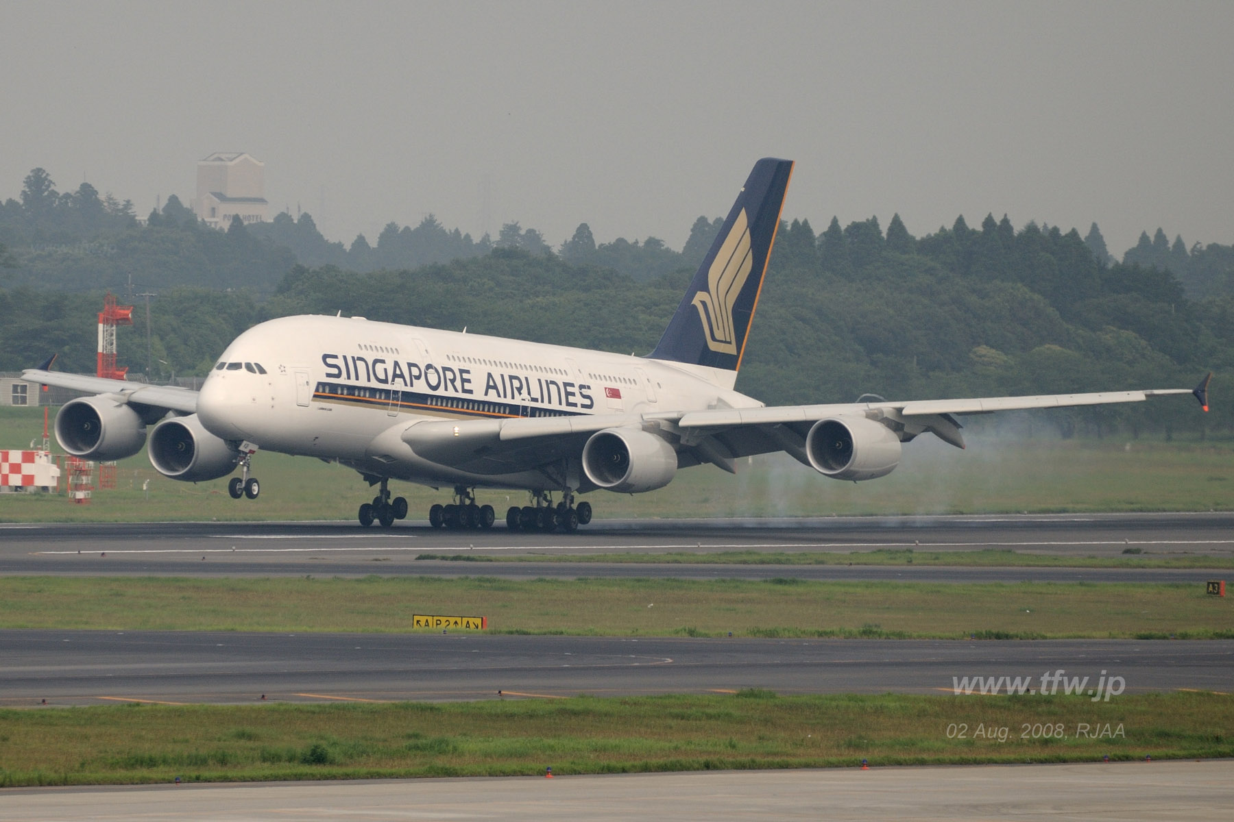 NRT 080802 シンガポール航空A380: TFW Flight Recorder NRT 080802 シンガポール航空A380: TFW Flight Recorder